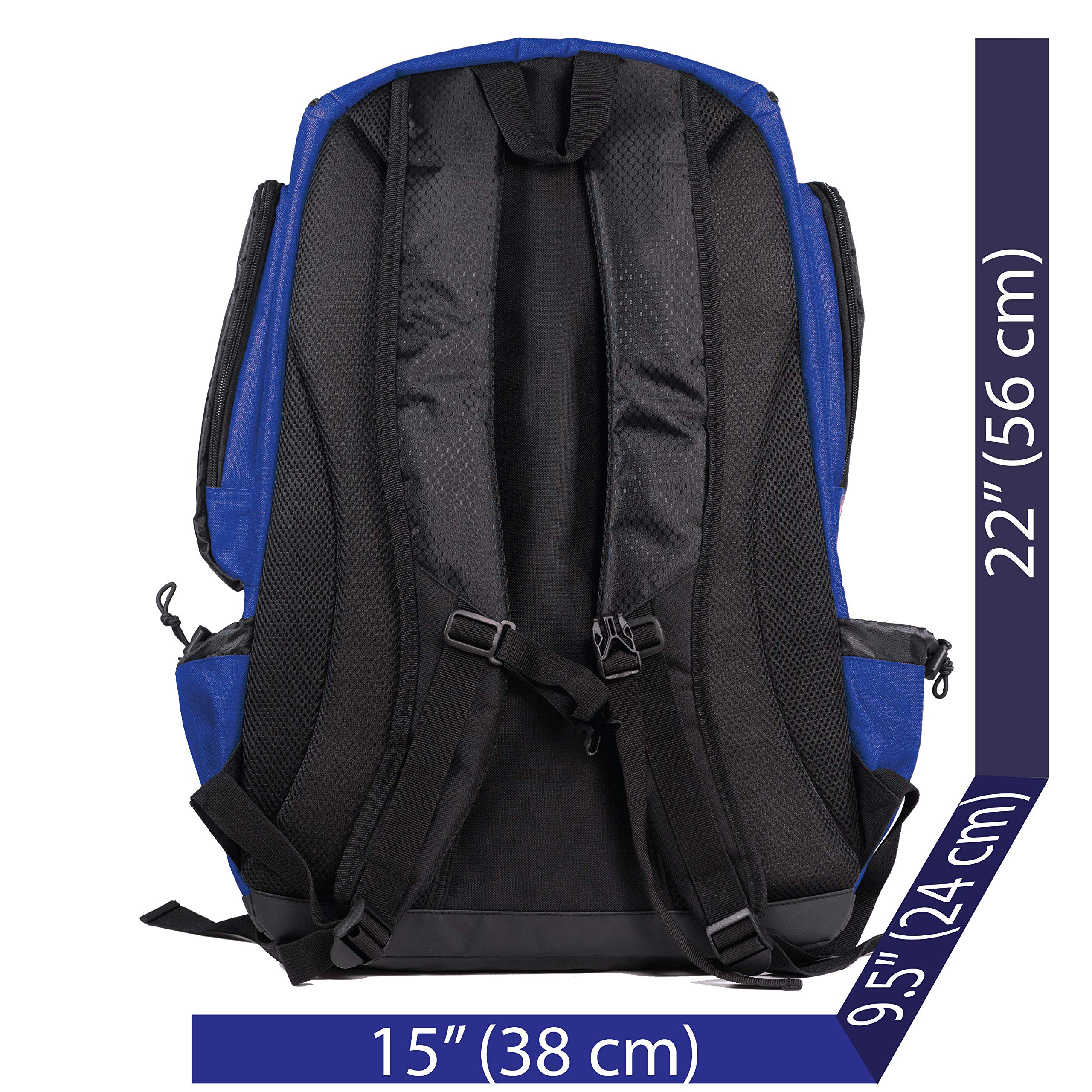 **Athletico Waterproof Swim Backpack - Large Swim Bag with Wet & Dry Compartments for Swimming, Beach & Camping - Durable Pool Bag with Laptop Sleeve - Perfect for Gym, Travel & Sports Gear Storage**