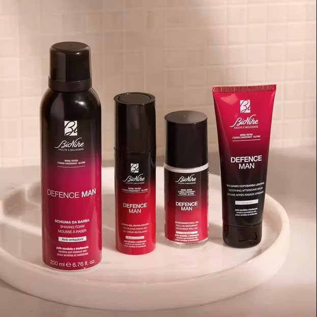 Defense Men's Shaving Foam 200ml - Soothing & Hydrating Shave for Sensitive Skin - Perfect for Daily Grooming & Travel