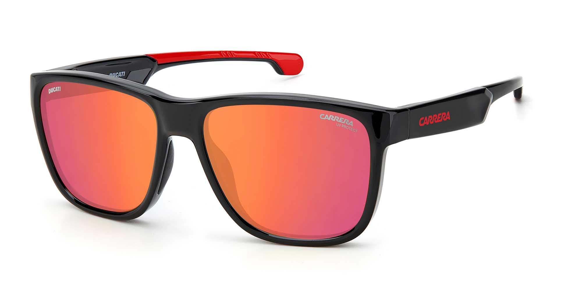 Ducati Carrera CARDUC 003/S Sunglasses - Motorcycle Racing Sunglasses for Men & Women - UV Protection Sport Shades for Cycling, Driving & Outdoor Activities