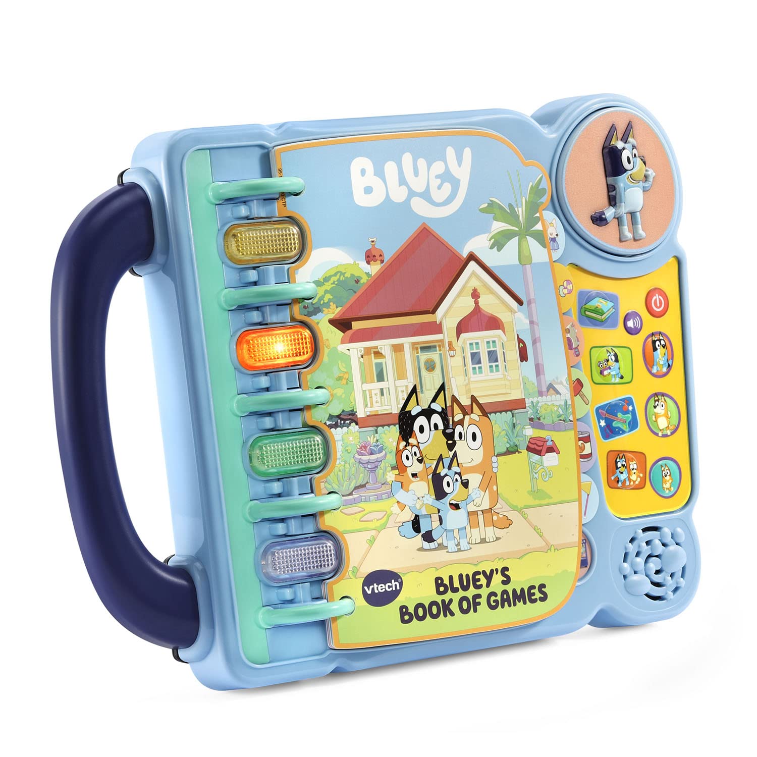 VTech Bluey's Book of Games - Interactive Learning Toy for Kids Ages 3-6 | Fun Educational Games with Bluey Characters | Perfect for Playtime, Travel & Family Bonding