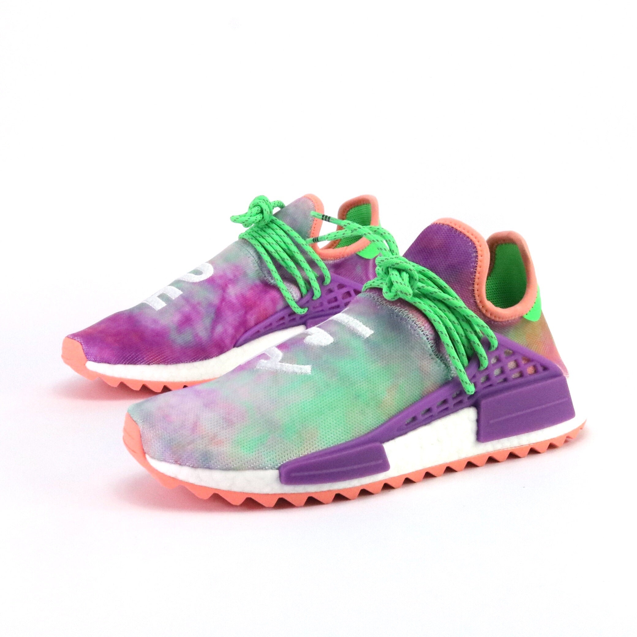 Adidas Human Race NMD Pharrell Williams Holi Festival Running Shoes - Chalk Coral | Comfortable Sneakers for Men & Women | Perfect for Jogging, Gym Workouts & Streetwear Fashion