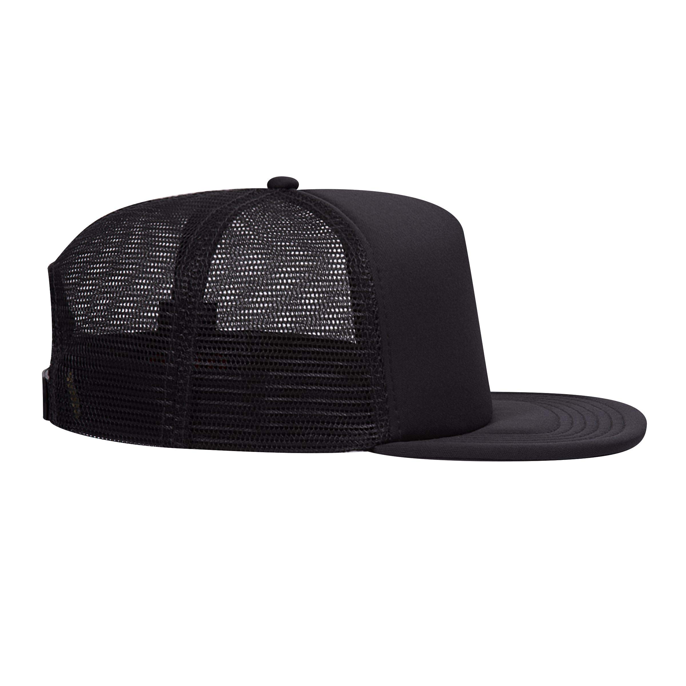 OTTO Wholesale 12-Pack 5-Panel Mid Profile Mesh Back Trucker Snapback Hats - Bulk Baseball Caps for Men & Women - Perfect for Sports, Outdoor Activities & Promotional Events