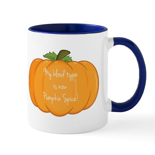 White/Navy Inside - PUMPKIN SPICE Mugs