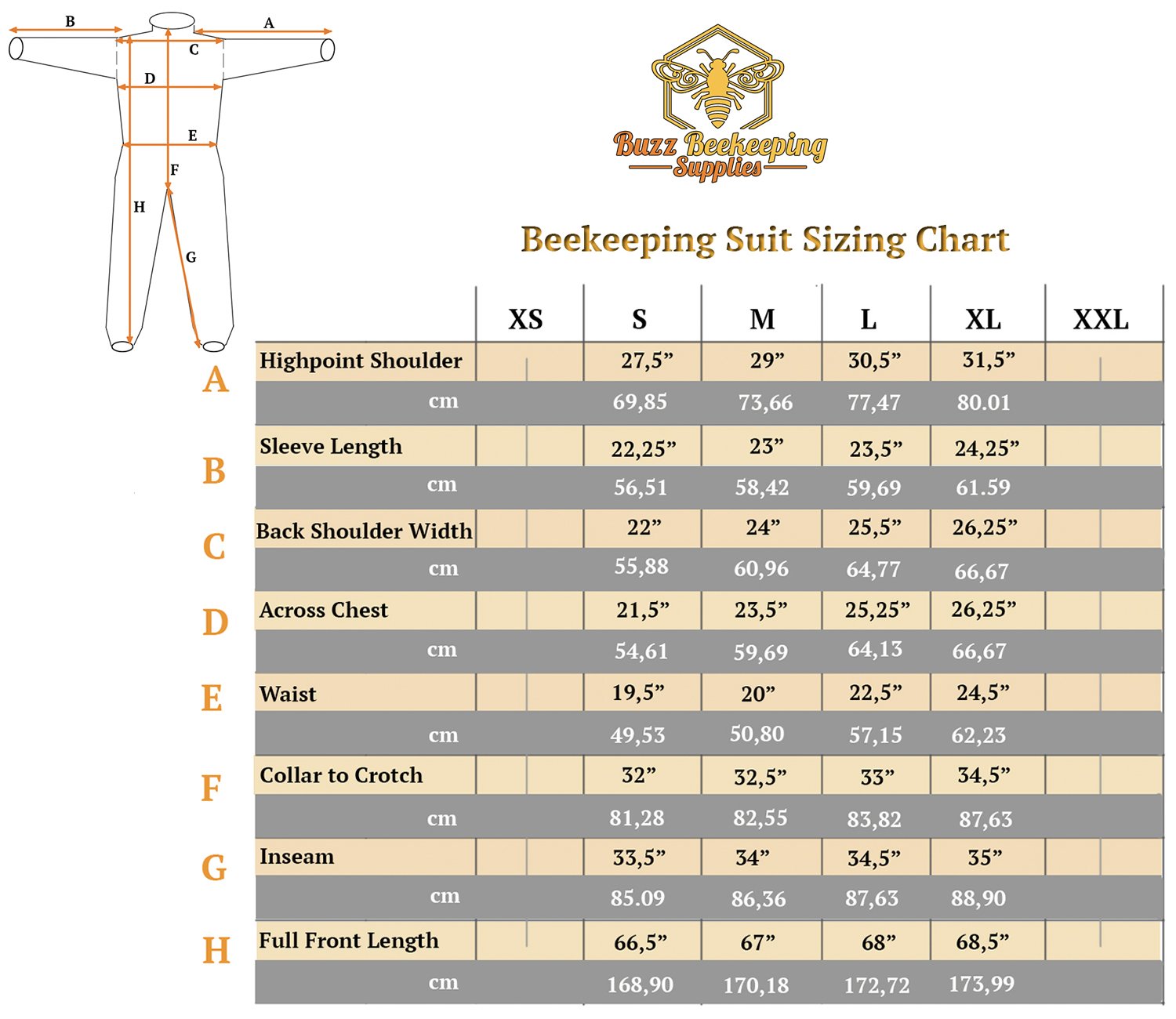 Premium Ventilated Beekeeping Suit with Goatskin Gloves & Bee Stickers - YKK Metal Zippers for Men & Women - Total Protection Beekeeping Gear with Self-Supporting Round Veil - 8 Pockets & Easy On/Off Design (XS) - Perfect for Beekeeping, Honey Harvesting & Apiary Work