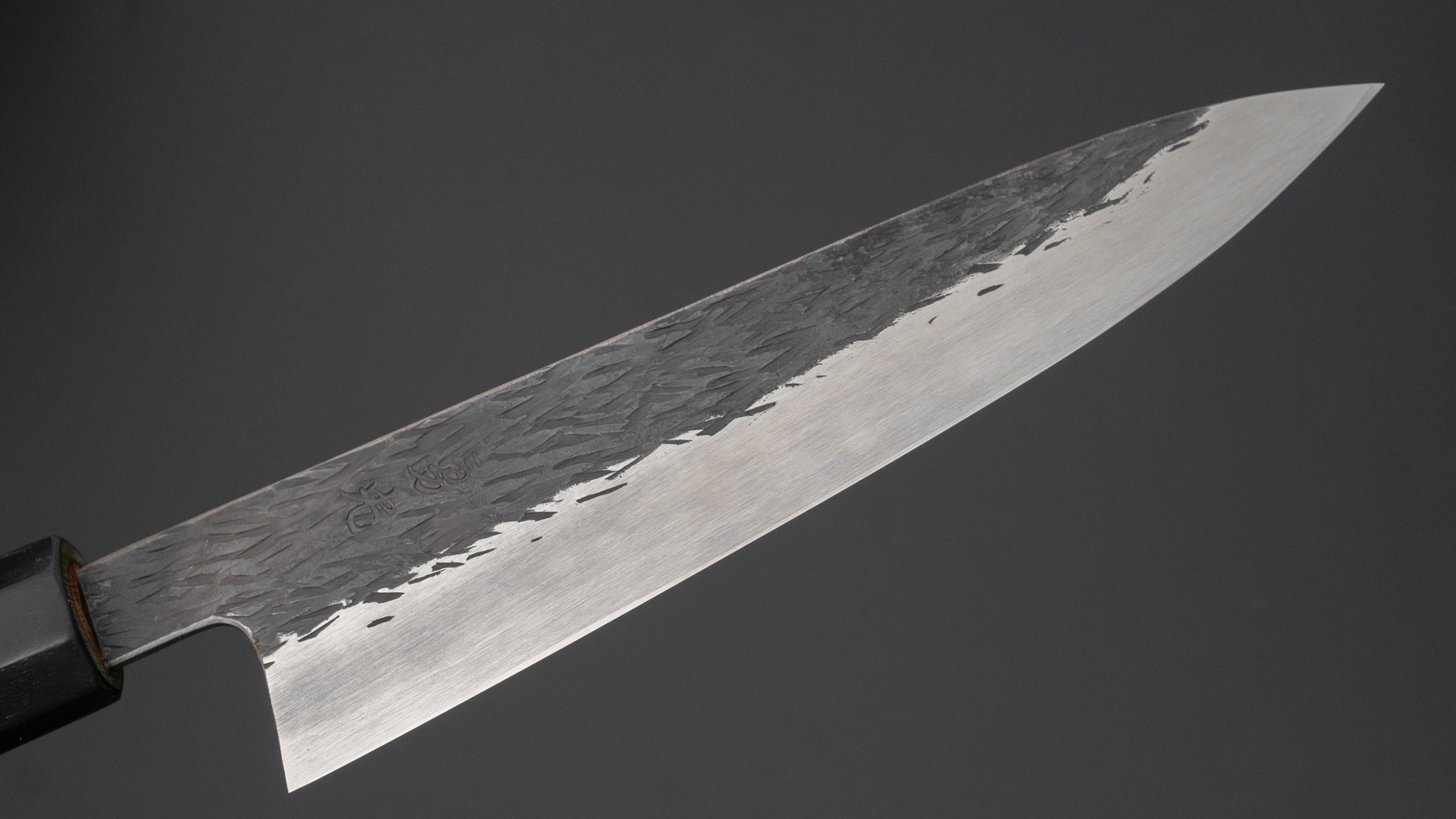 Premium Isamitsu White #1 Stainless Clad Kurouchi Petty Knife 150mm with Yakusugi Cedar Handle - Perfect for Precision Slicing, Fruit Cutting & Small Kitchen Tasks