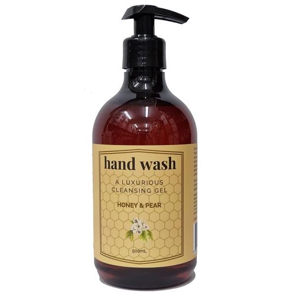 Honey and Pear Hand Wash Gel - Moisturizing & Luxurious Cleansing for Dry Skin - Perfect for Kitchen, Bathroom & Office Use