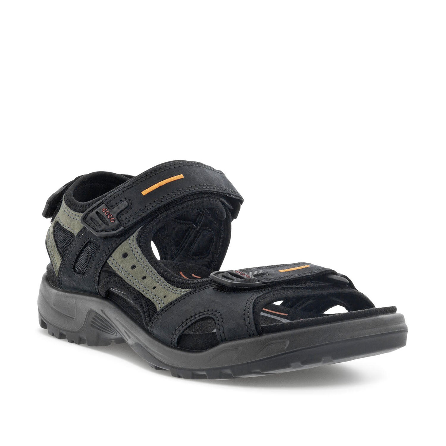 ECCO Men's Offroad Yucatan Hiking Boots - Waterproof Leather Outdoor Shoes for Men in Black/Mole/Black | Perfect for Trail Hiking, Camping & Outdoor Adventures