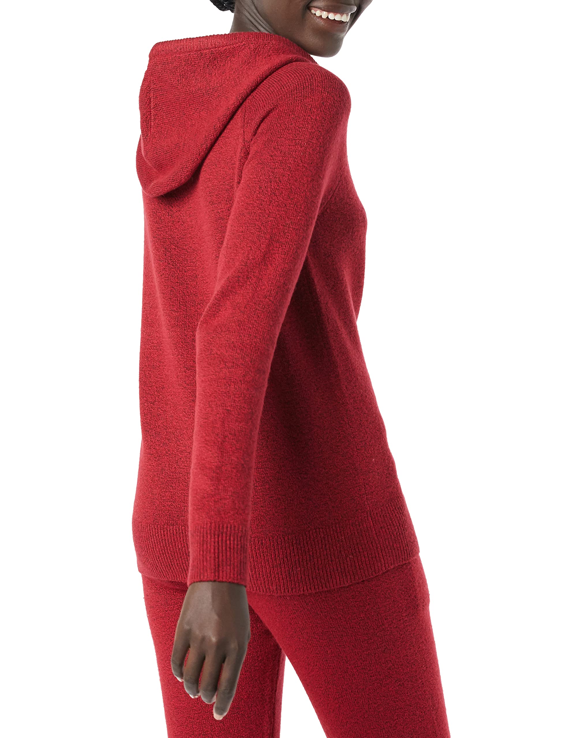 Amazon Essentials Women's Soft Touch Hooded Pullover Sweater - Cozy Fleece Hoodie for Casual Wear, Lounge & Outdoor Activities