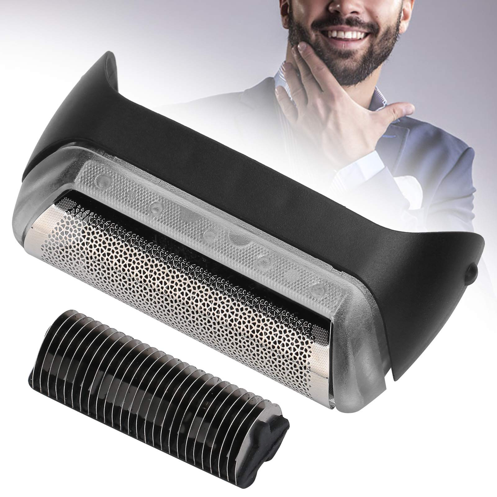 Braun Series 10B/53B Replacement Foil & Cutter - Electric Shaver Replacement Head for Braun 10B Shavers - Perfect for Close Shaving at Home or Travel