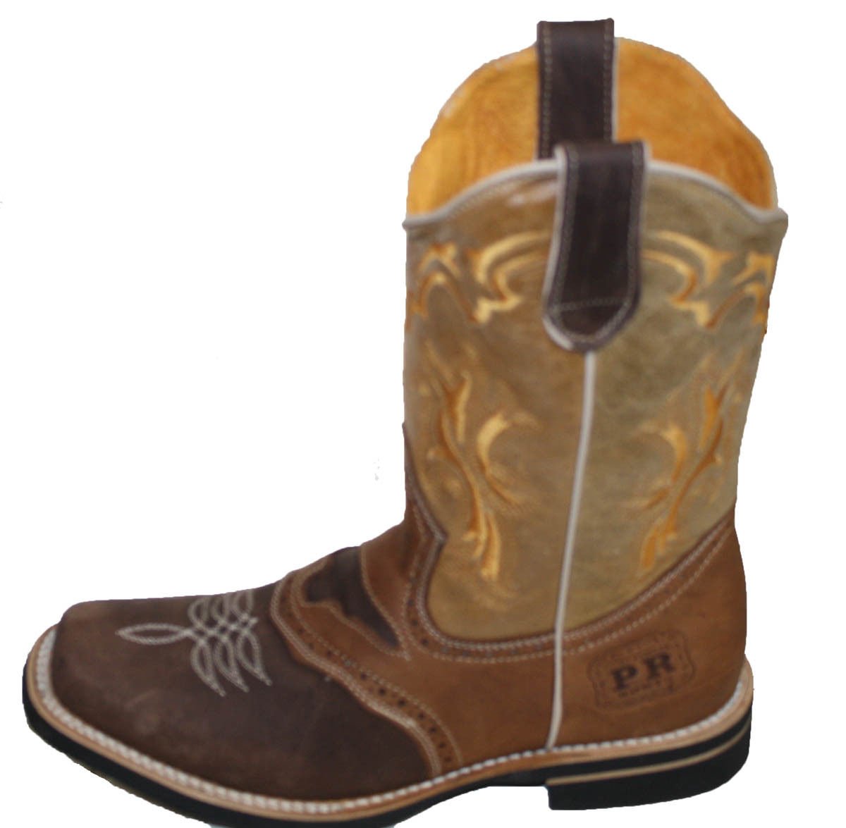 Authentic Men's Cowhide Leather Square Toe Western Boots for Rodeo & Country Style | Durable Cowboy Boots for Riding, Dancing & Outdoor Adventures