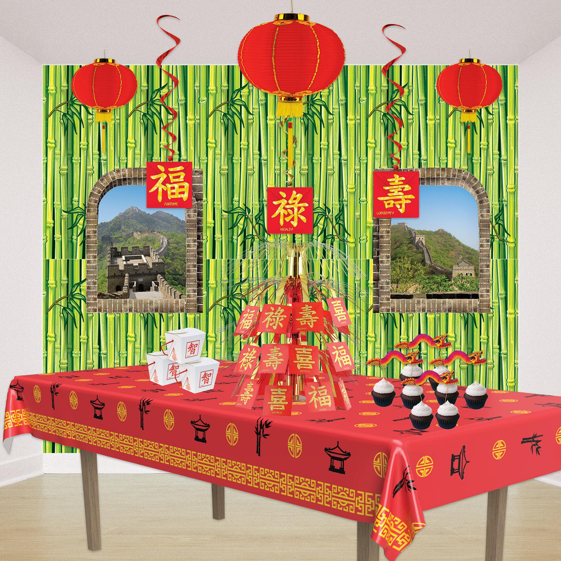 12 Pack Beistle 8 Inch Good Luck Party Lanterns with Tassels - Chinese New Year Decorations, Birthday Party Supplies, Wedding Decor, Festival Celebration Decorations