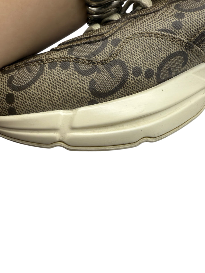 Gucci Maxi GG Rhyton Sneakers for Men - Size 10.5 US (11) - Luxury Casual & Streetwear Fashion Sneakers for Everyday Wear, Travel & Urban Style