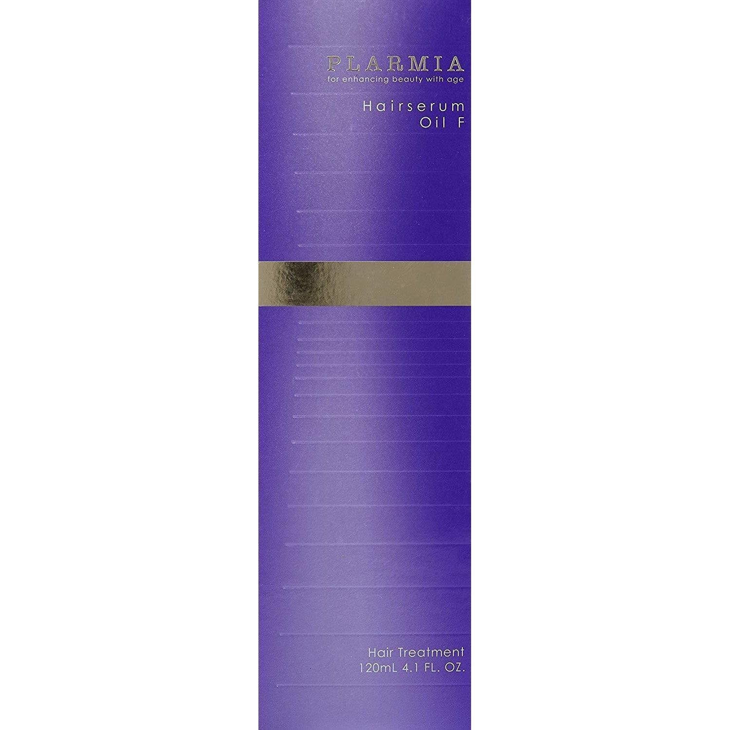 Milbon Plarmia Hair Serum Oil F for Fluffy Hair - 120ml Hydrating Treatment for Dry, Damaged Hair - Perfect for Daily Styling & Salon-Quality Results