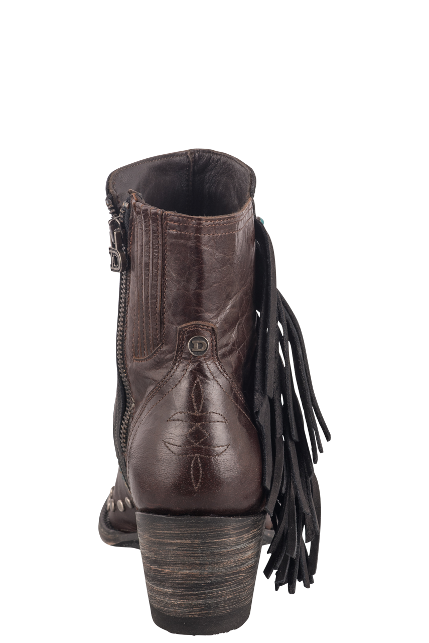 Old Gringo Women's Calfskin Apache Kid Cowgirl Boots - Double D Ranch Western Boots with Brass Accents | Perfect for Rodeo, Country Dancing & Western Fashion
