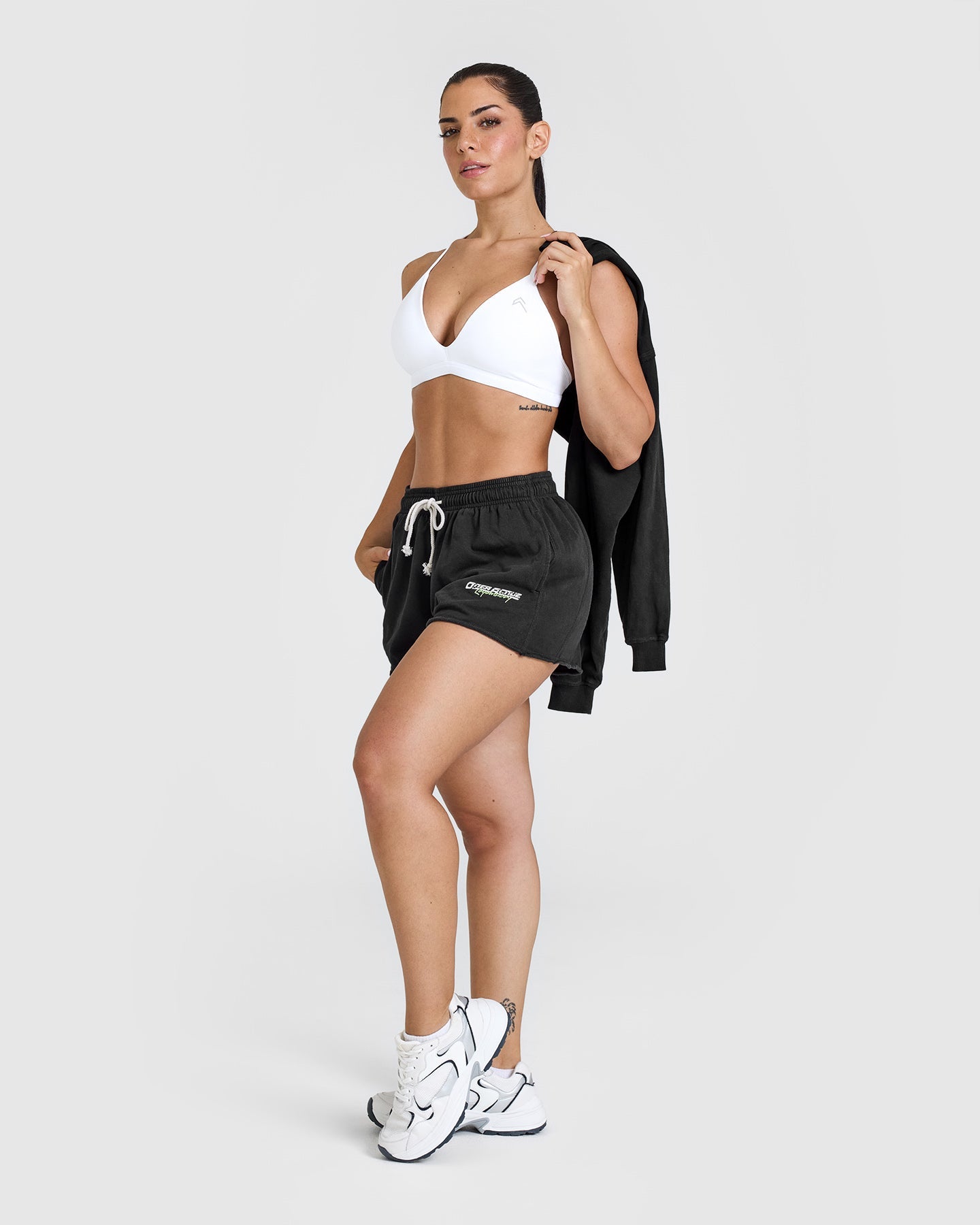 Ultra Soft Micro V Neck Bralette for Women - Seamless Comfort Wireless Bra in White | Perfect for Yoga, Lounge & Everyday Wear