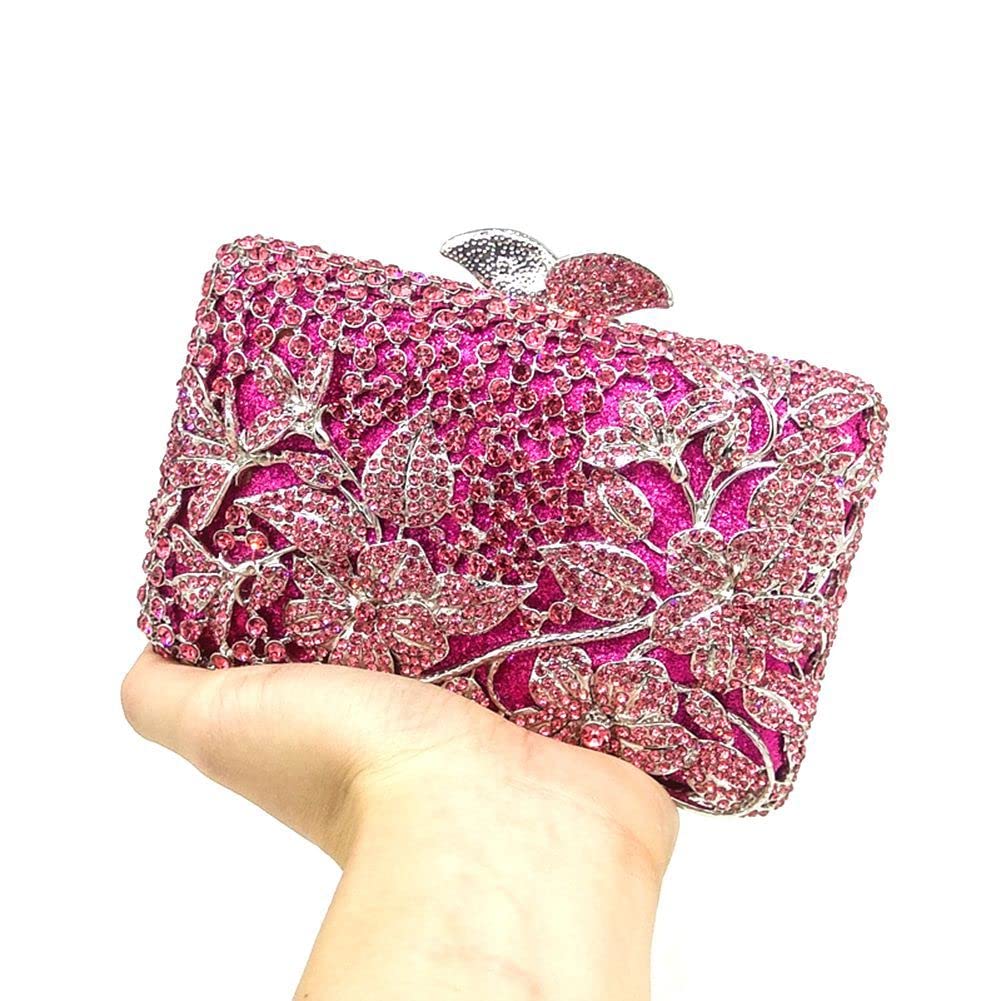 Sparkling Rhinestone Evening Clutch Bag for Women - Elegant Crystal Wedding, Cocktail Party, Prom & Formal Events Handbag - Perfect for Brides, Bridesmaids & Special Occasions