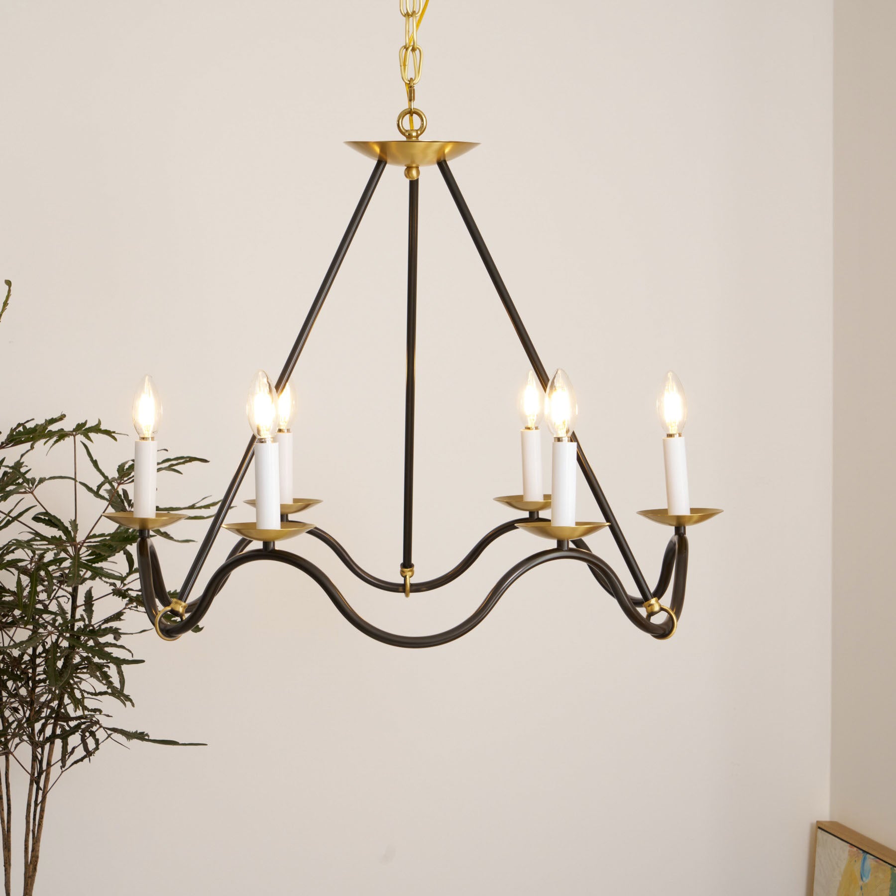 Stylish Choros Chandelier - Modern Crystal Ceiling Light Fixture for Dining Room, Living Room & Bedroom | Perfect for Home Decor & Interior Design