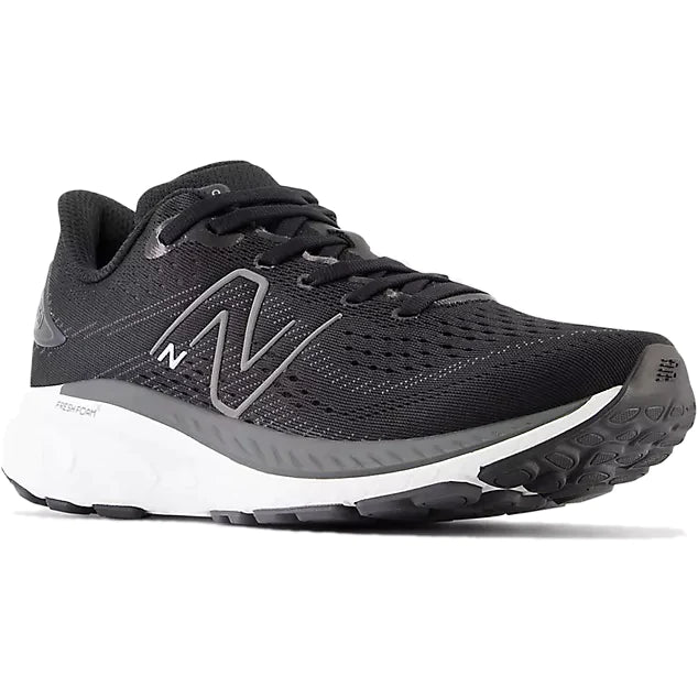 New Balance Kids' Fresh Foam X 860v13 Running Shoes - Black/White/Magnet - Lightweight & Supportive Sneakers for Boys & Girls - Perfect for School, Sports & Daily Activities