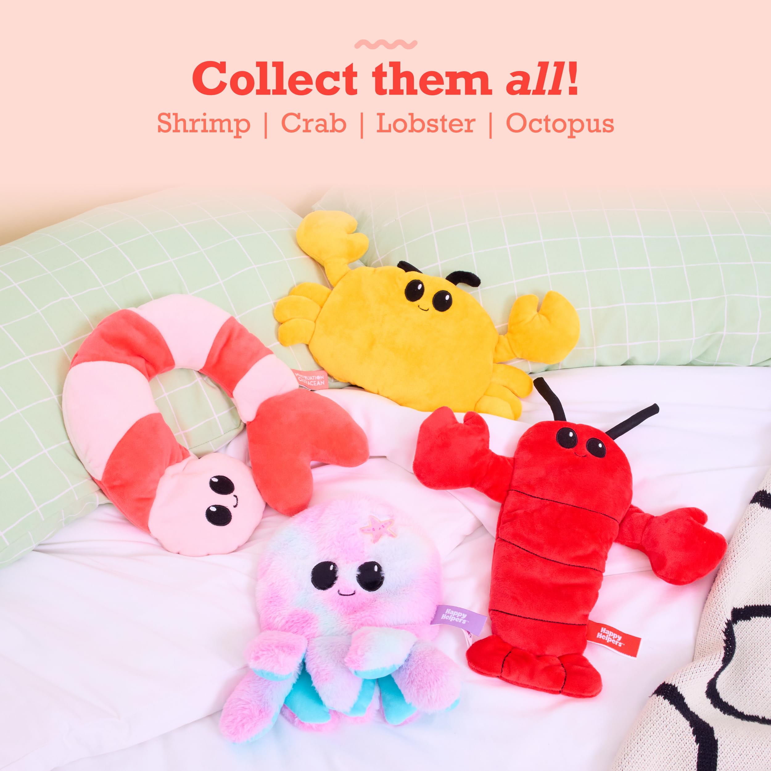 Original Viral Cuddly & Cute Lavender-Scented Lobster Plush Heating Pad for Menstrual Cramps Relief - Perfect for Period Pain, Stress Relief & Home Comfort