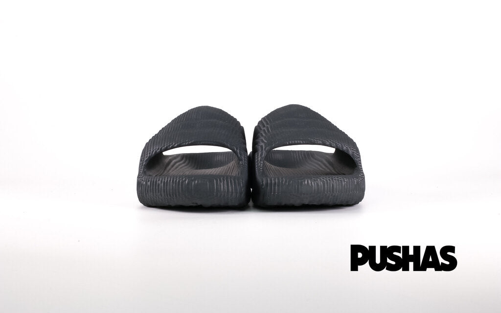 Adidas Adilette 22 Slides 'Carbon Black' - Comfortable Men's Shower Sandals for Pool, Beach & Gym (2022)