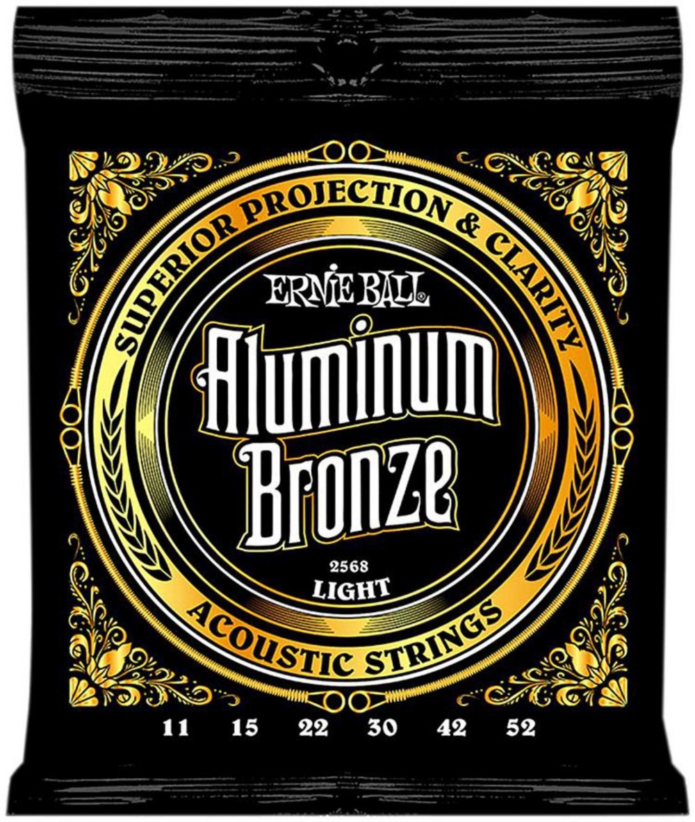 Ernie Ball Aluminum Bronze Light Acoustic Guitar Strings 3-Pack - Best for Folk, Country & Fingerstyle Playing | Durable & Bright Tone