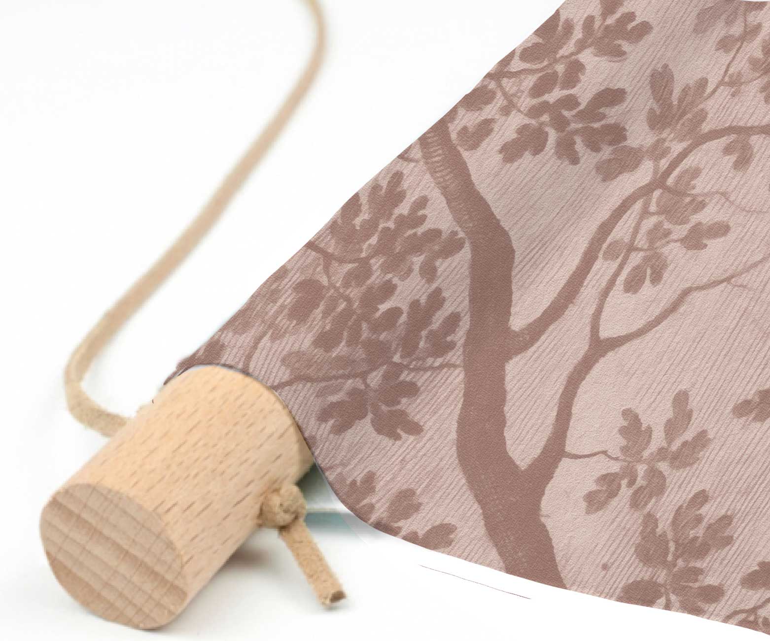 Into the Woods Soft Terra Textile Poster - Nature-Inspired Wall Art for Home, Office & Nursery Decor