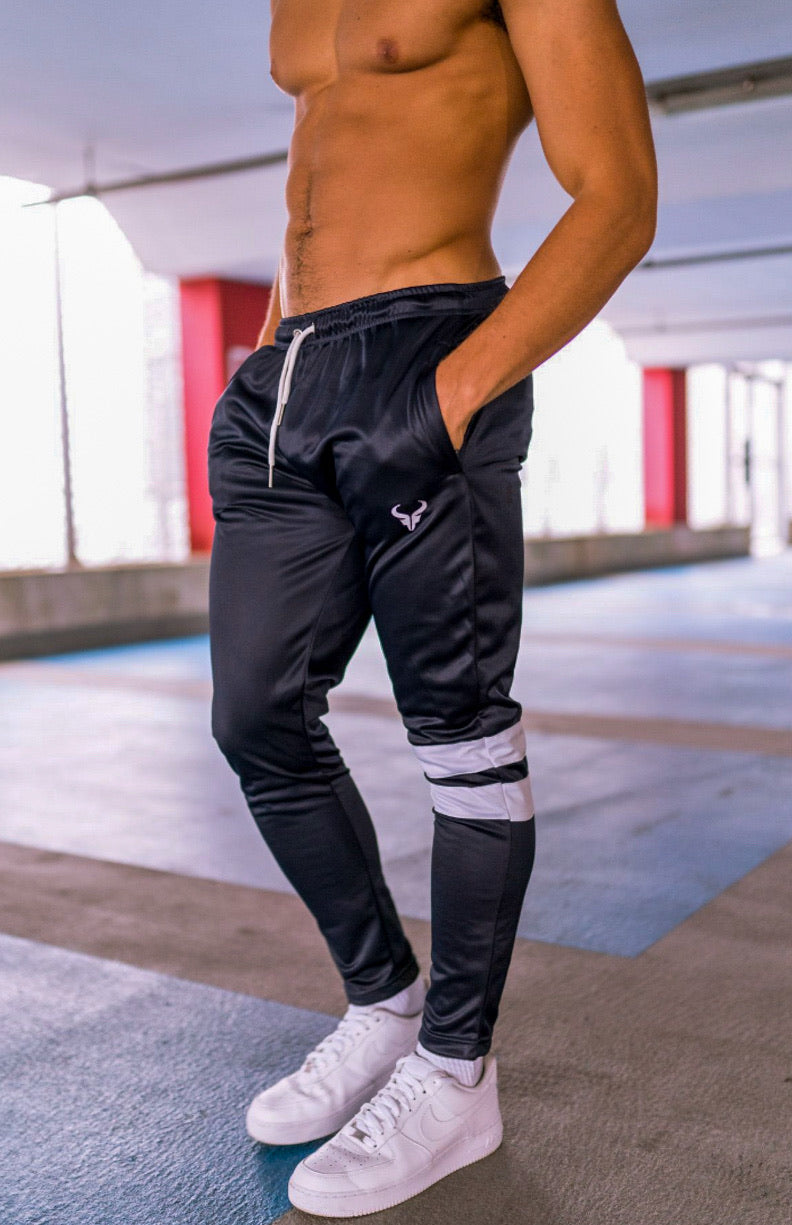 Cerus Black Element Jogging Pants for Men - Lightweight & Breathable Running Bottoms for Gym, Workout & Casual Wear