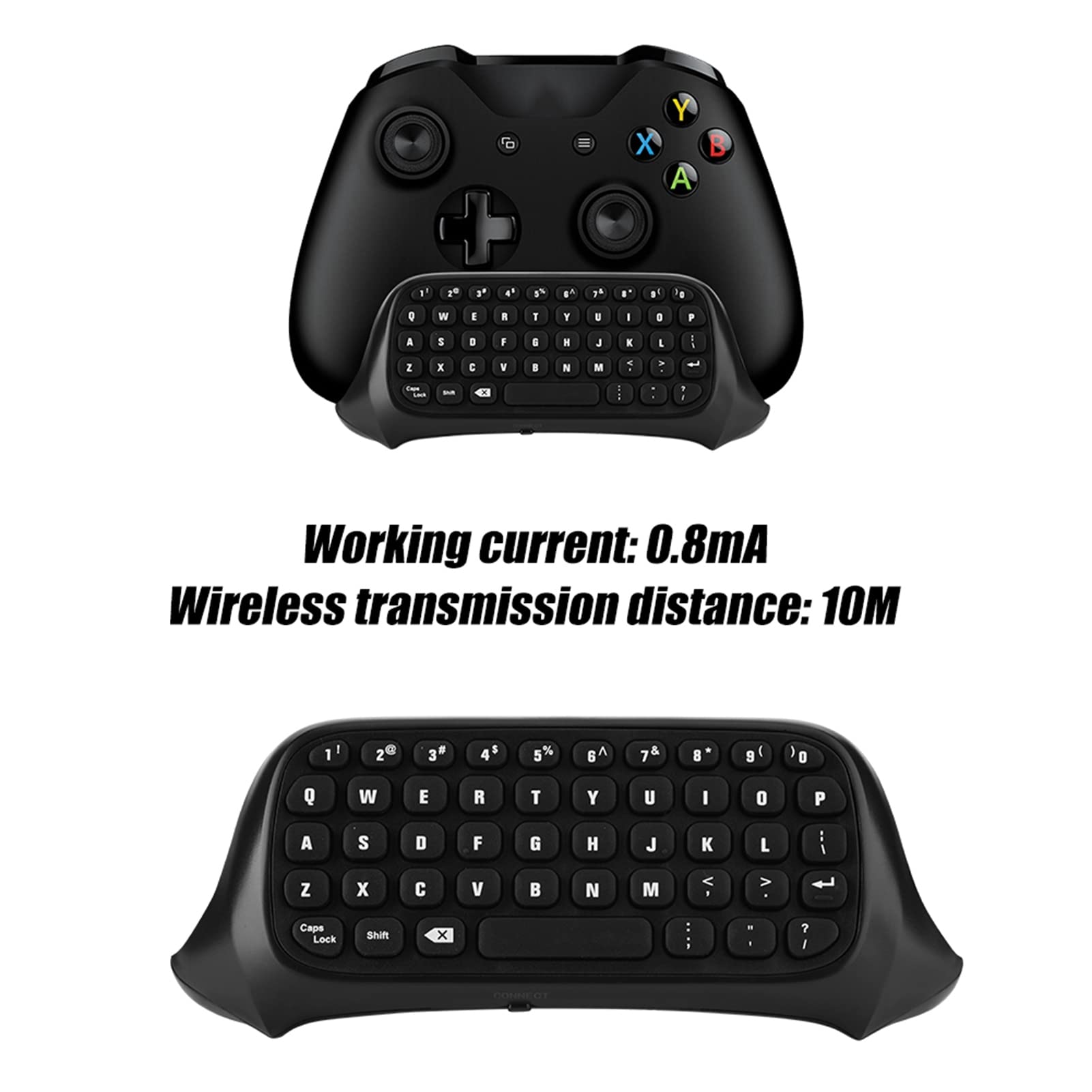 Wireless Mini Controller Keyboard - Chatpad Messaging Gamepad for Xbox & PS4 - Perfect for Online Gaming & Text Chat
