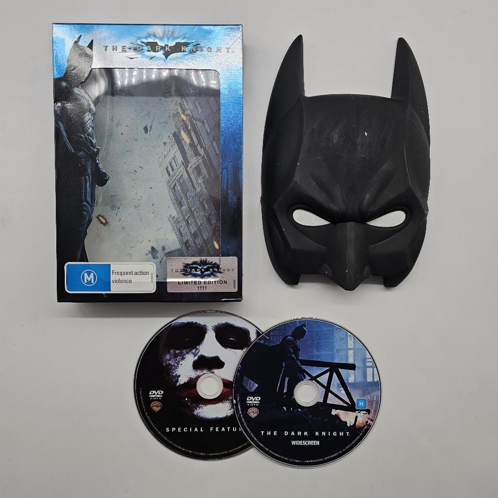 Batman The Dark Knight DVD with Mask - Watch at Home for Movie Night & Superhero Fan Collectibles