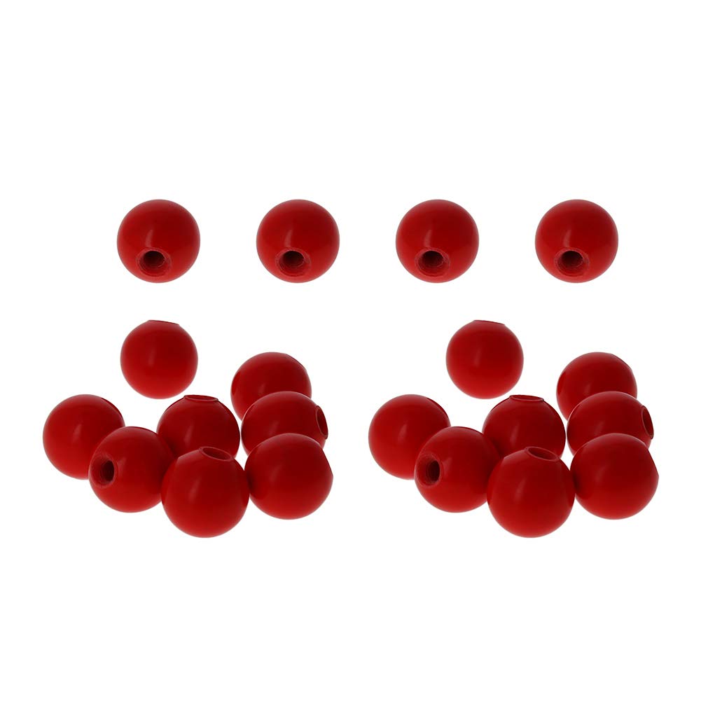 10Pcs Black Bakelite Ball Knob M5 Female Thread - 20mm/0.79
