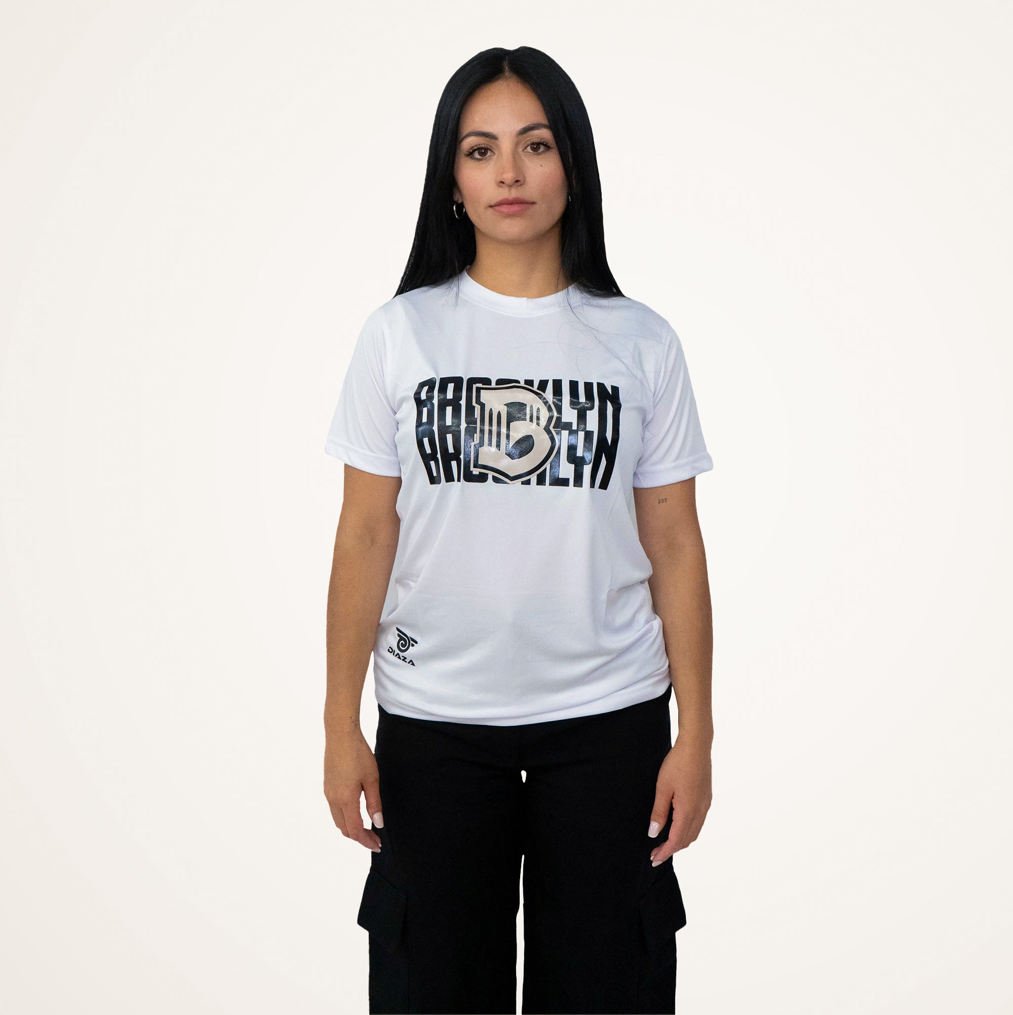 Brooklyn FC Women's White T-Shirt - Comfortable Cotton Soccer Jersey for Fans & Players - Perfect for Game Day, Training & Casual Wear
