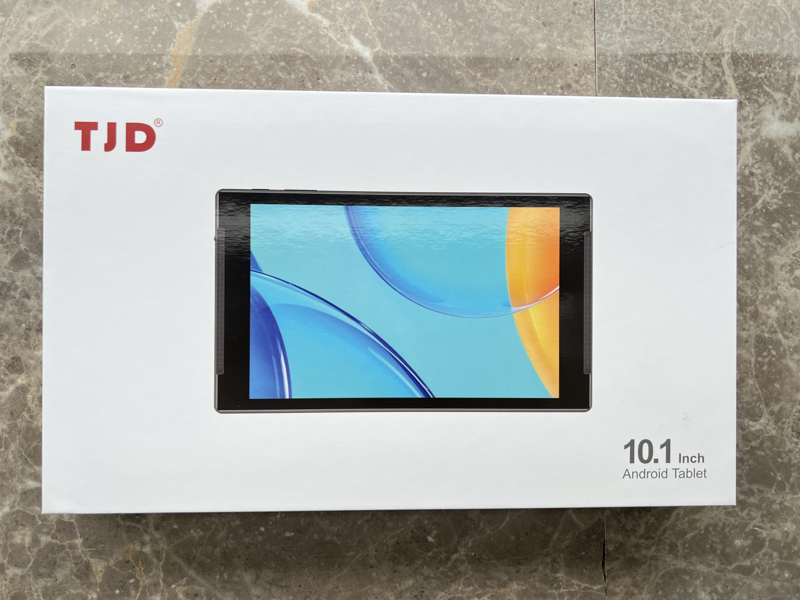 10.1 Inch Android 12 Tablet - TJD 4GB RAM 64GB ROM (Expandable to 512GB) with Quad Core Processor, HD IPS Screen, 8.6MP Rear & 2MP Front Camera - WiFi Bluetooth Tablet for Work, Study & Entertainment