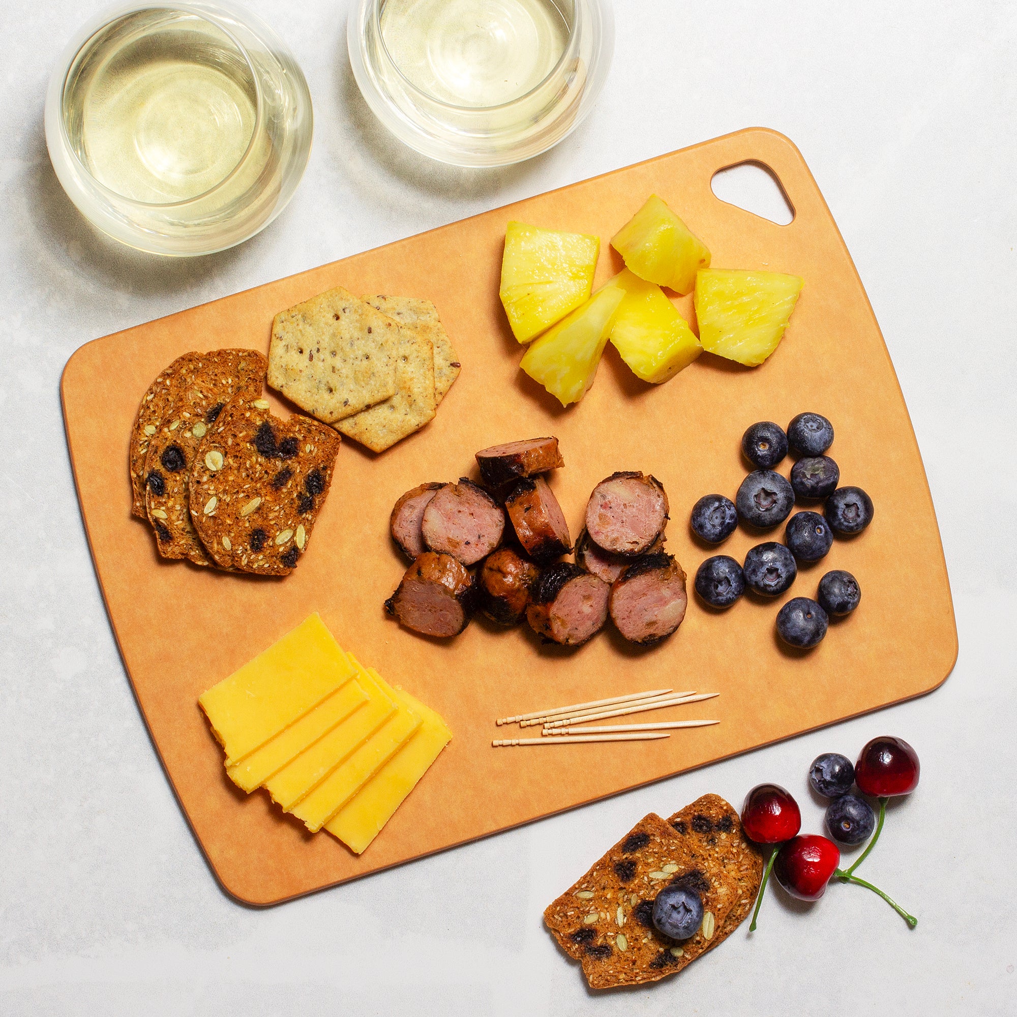 Premium Vellum® Wood Fiber Cutting Board - Eco-Friendly, Durable & Knife-Friendly for Kitchen, Charcuterie & Serving - Perfect for Home Chefs & Entertaining