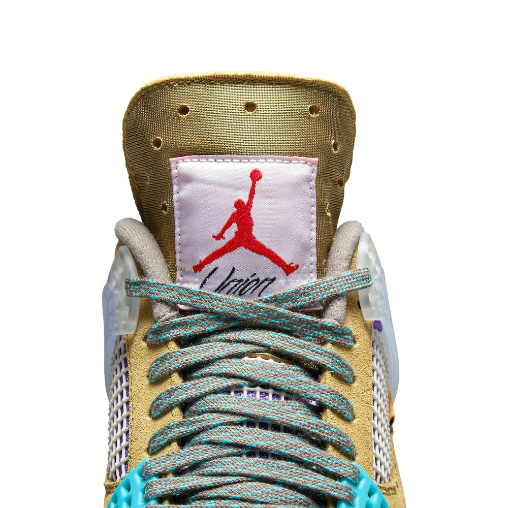Air Jordan 4 x Union Desert Moss 30th Anniversary Retro Sneakers - Men's Basketball Shoes for Casual Wear & Street Style Fashion