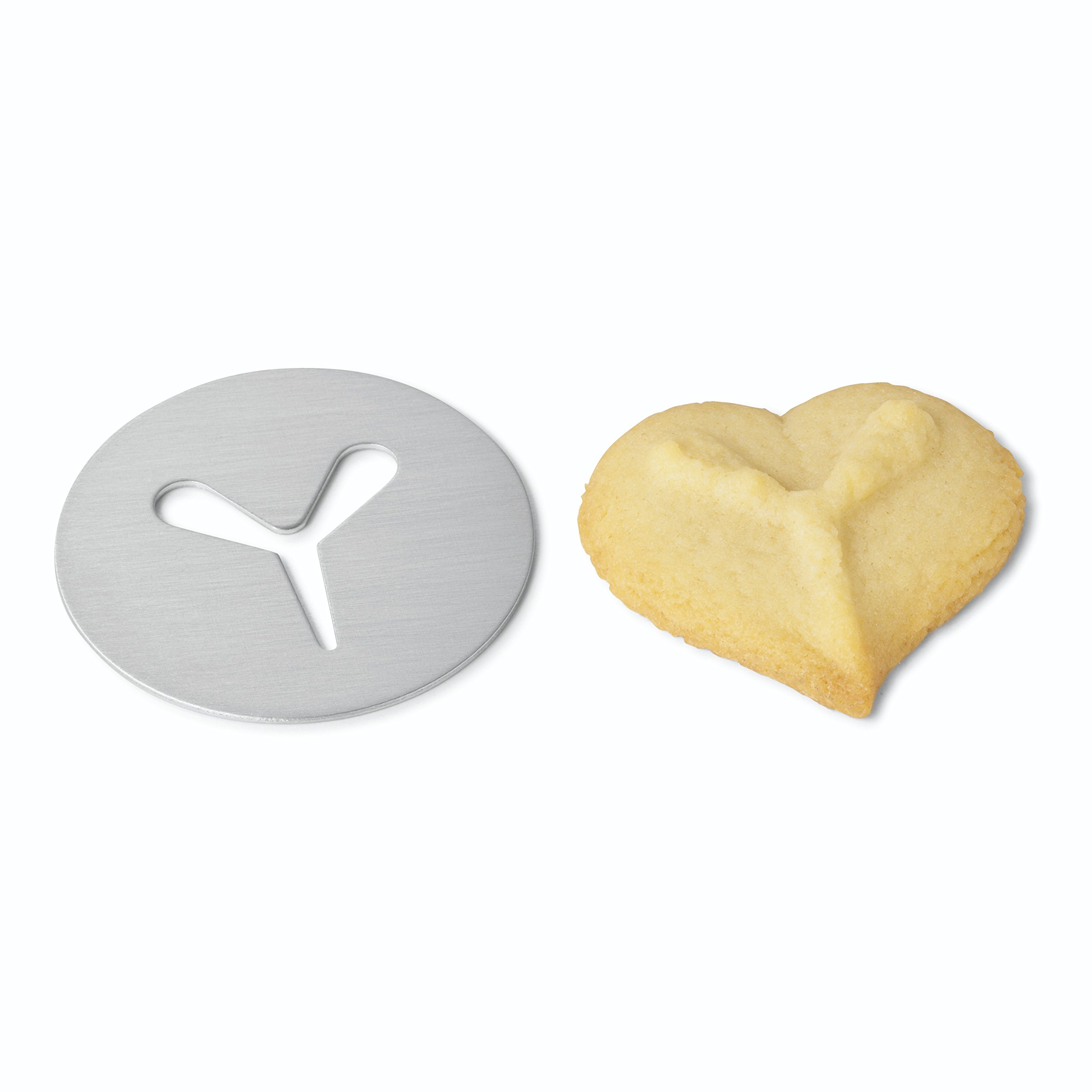 Kuhn Rikon Clear Cookie Press with 12 Decorating Tips & Storage Box - Perfect for Holiday Baking, Cookie Decorating, and Homemade Pastries