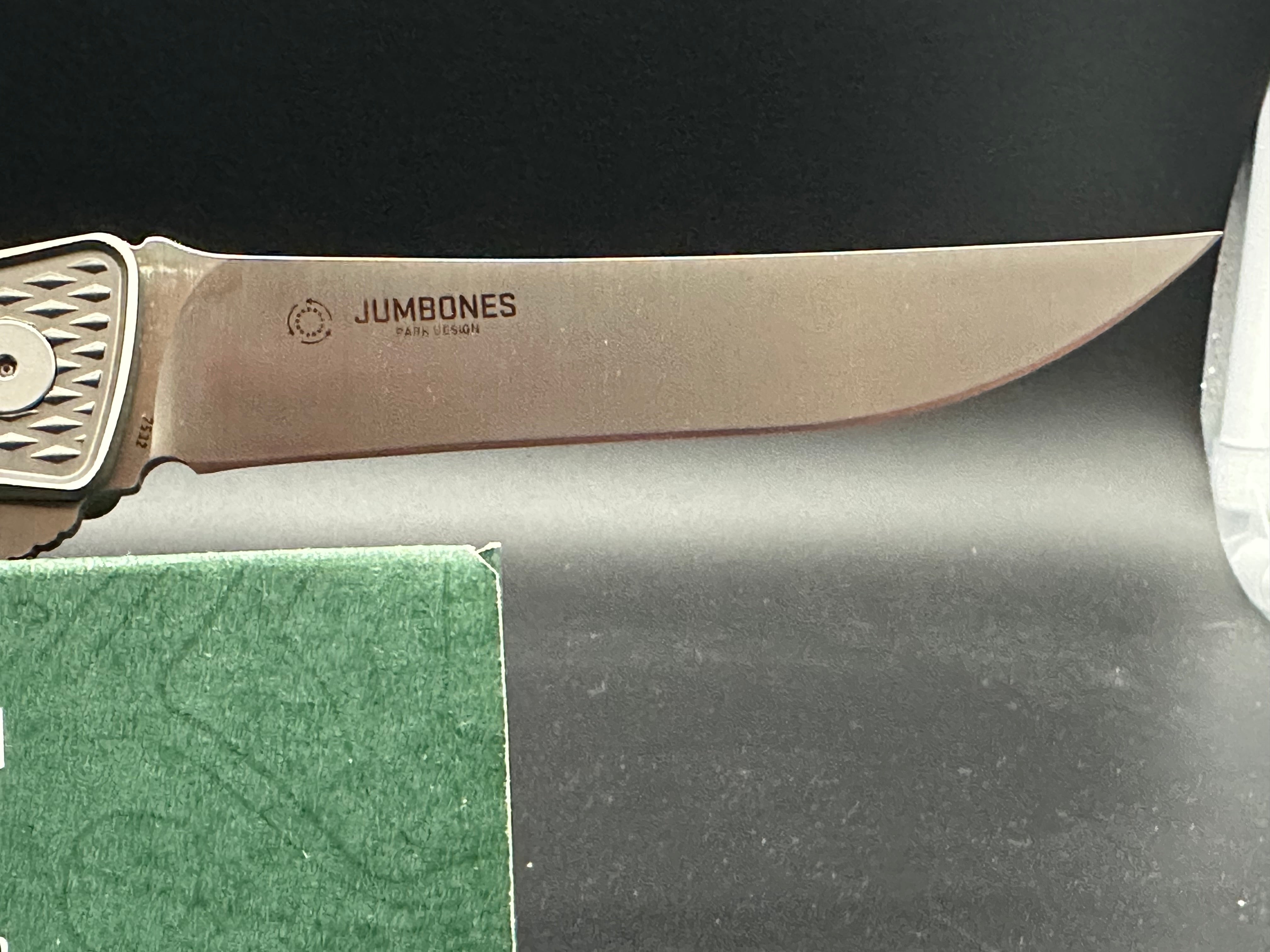 CRKT Jumbones 7532 Folding Pocket Knife - Aus 8 Stainless Steel Blade, 2-Tone Aluminum Handle, IKBS Ball Bearing System - Perfect for Camping, Hiking & Everyday Carry (EDC)