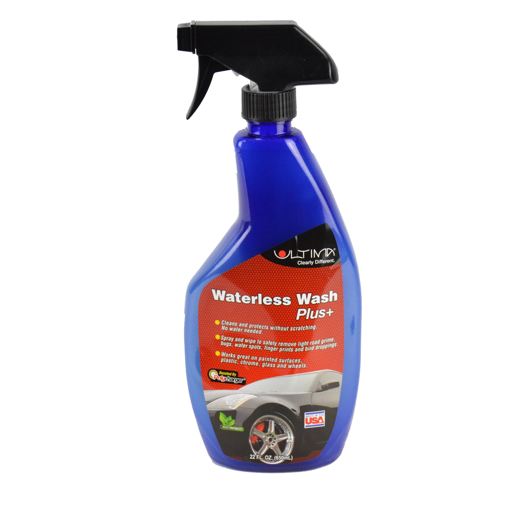 Ultima Waterless Wash Plus - Premium Waterless Car Wash Spray for Quick & Easy Cleaning - Perfect for Cars, Trucks, Motorcycles & RVs On-The-Go