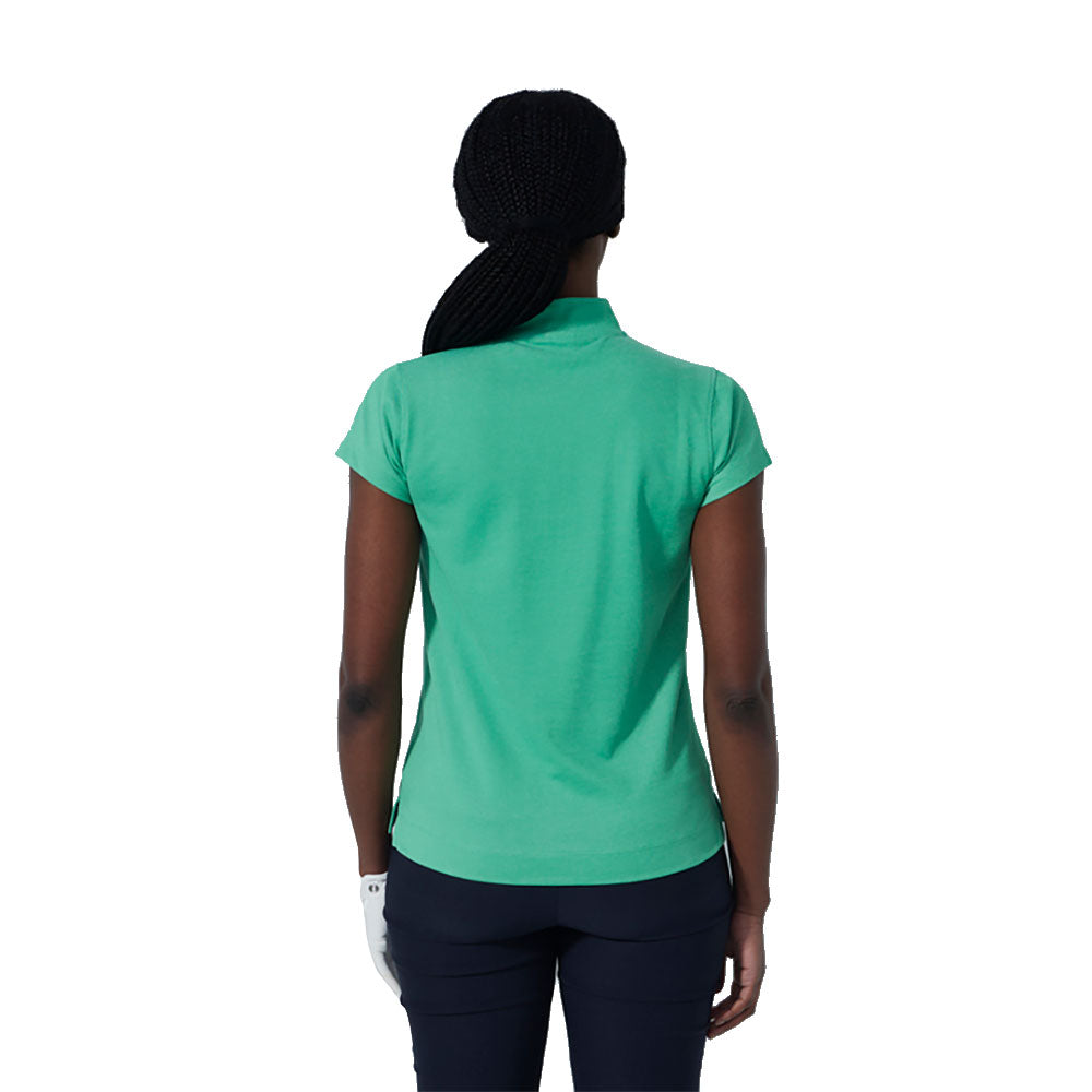 Women's Cap Sleeve Polo Shirt - Breathable Moisture-Wicking Golf Tennis Workout Top for Active Lifestyle | Casual & Athletic Wear