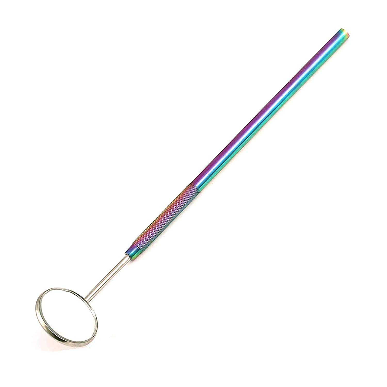 Stainless Steel Dental Mirror for Dentists & Eyelash Extension - Professional Dental Exam Tool & Eyelash Application Mirror for Perfect Lash Placement - Ideal for Dental Clinics, Beauty Salons & Home Use