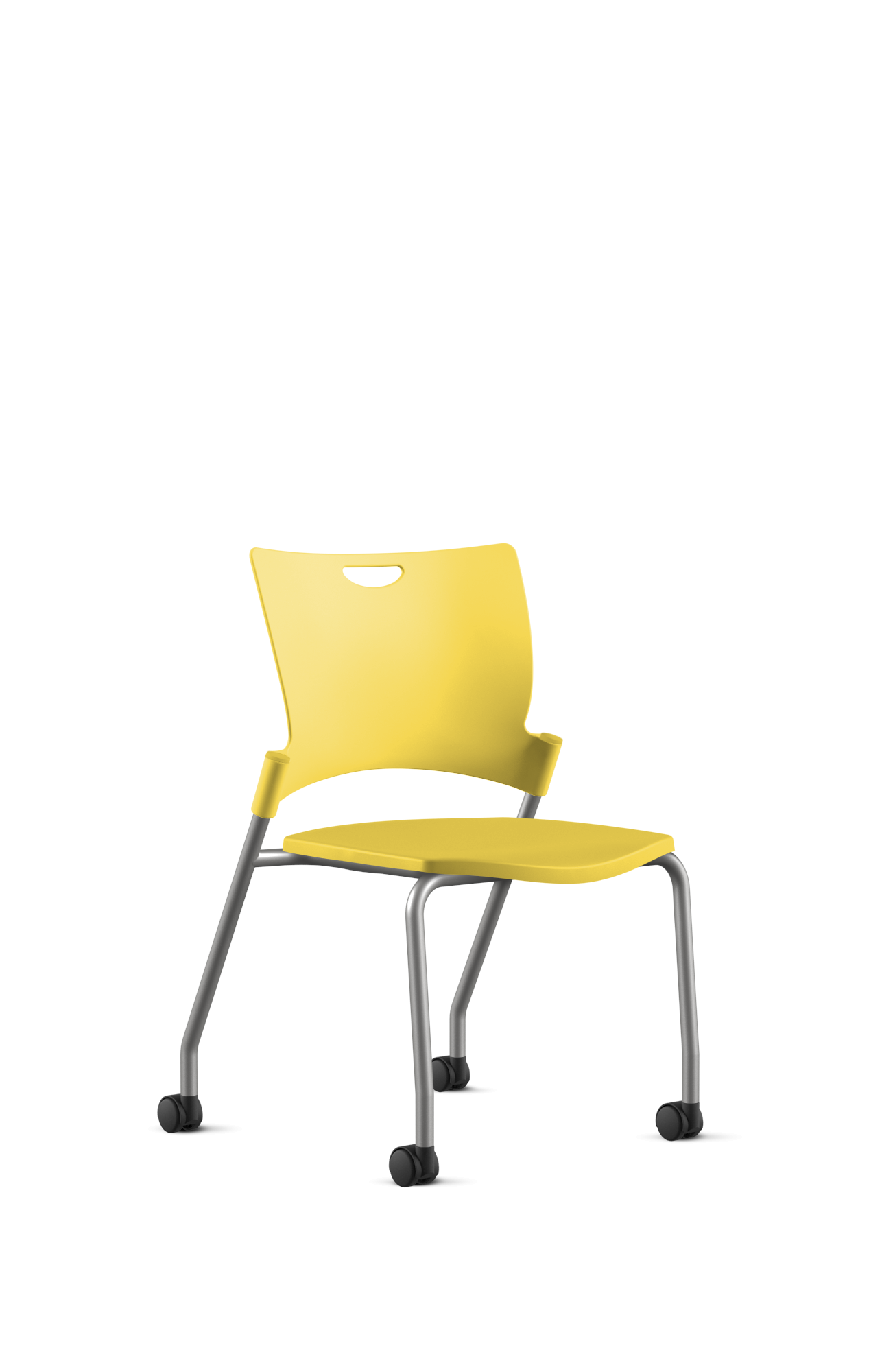 Ergonomic 9 to 5 BELLA All-Plastic Swivel Tilt Training Chair (1315GT) - Perfect for Office, Home Study & Computer Workstations