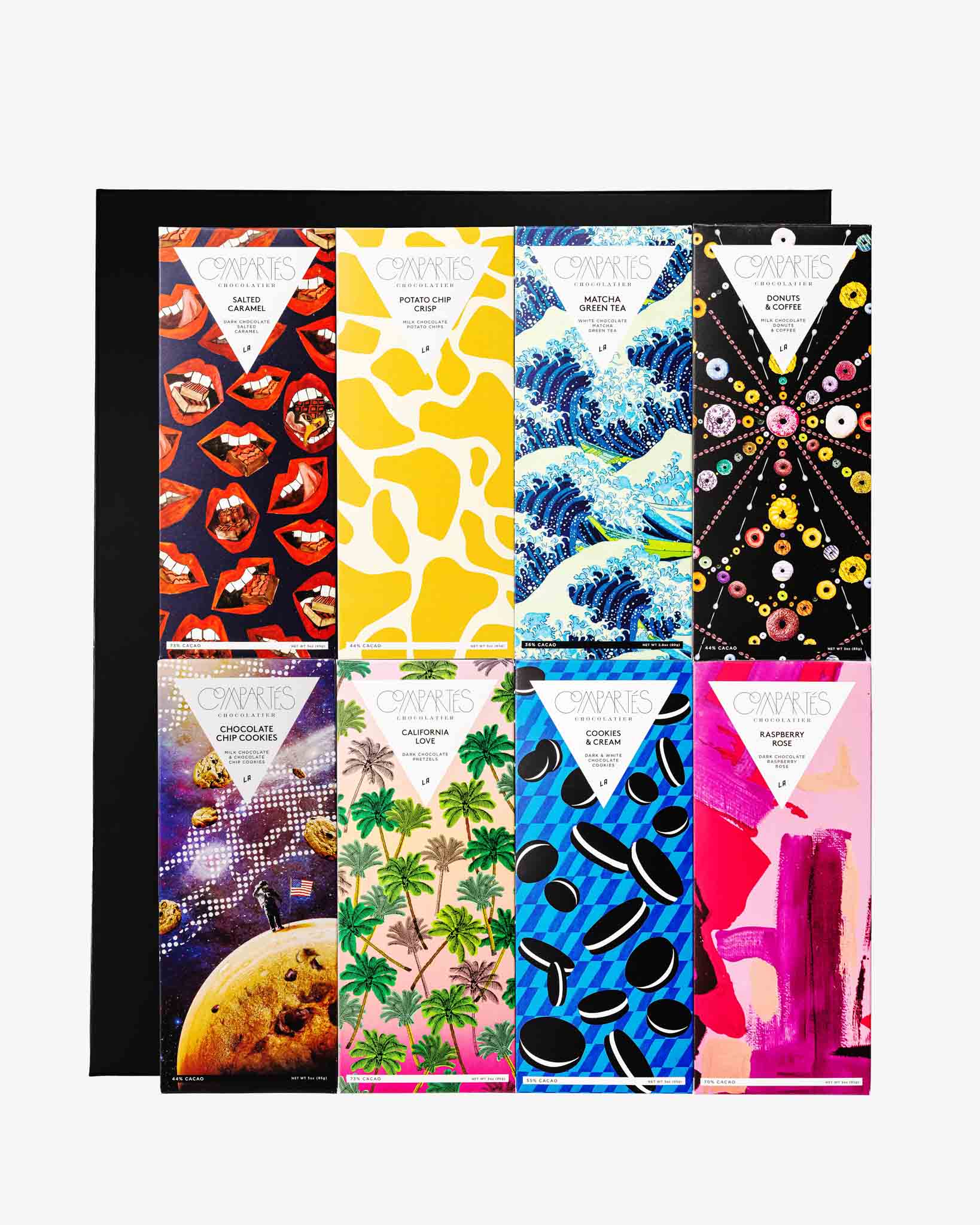 Luxury 8-Piece Chocolate Bar Gift Set - Gourmet Assorted Dark, Milk & White Chocolate - Perfect for Holidays, Birthdays & Corporate Gifting