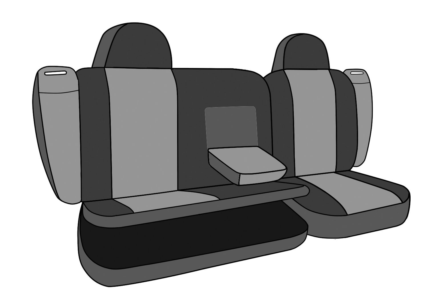 CalTrend Red Velour Seat Covers for 2006-2011 Chevrolet Impala - 40/60 Split Bench Rear Seats with Classic Insert & Trim | Perfect for Car Interior Protection & Style Upgrade