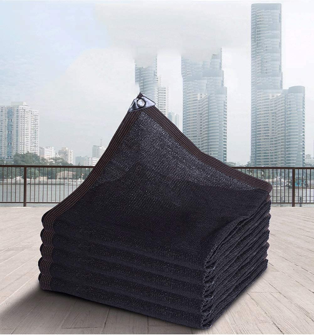 UV Resistant Black Shade Cloth Mesh - 80% Sunblock Shade Net for Greenhouse, Swimming Pool, Patio & Yard - Durable Outdoor Sun Protection Fabric for Plants, Garden & Relaxation Areas