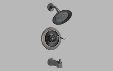 Delta 144996-OB Windemere Monitor 14-Series Tub/Shower Trim Kit in Oil Rubbed Bronze - Perfect for Bathroom Renovation & Modern Home Upgrade