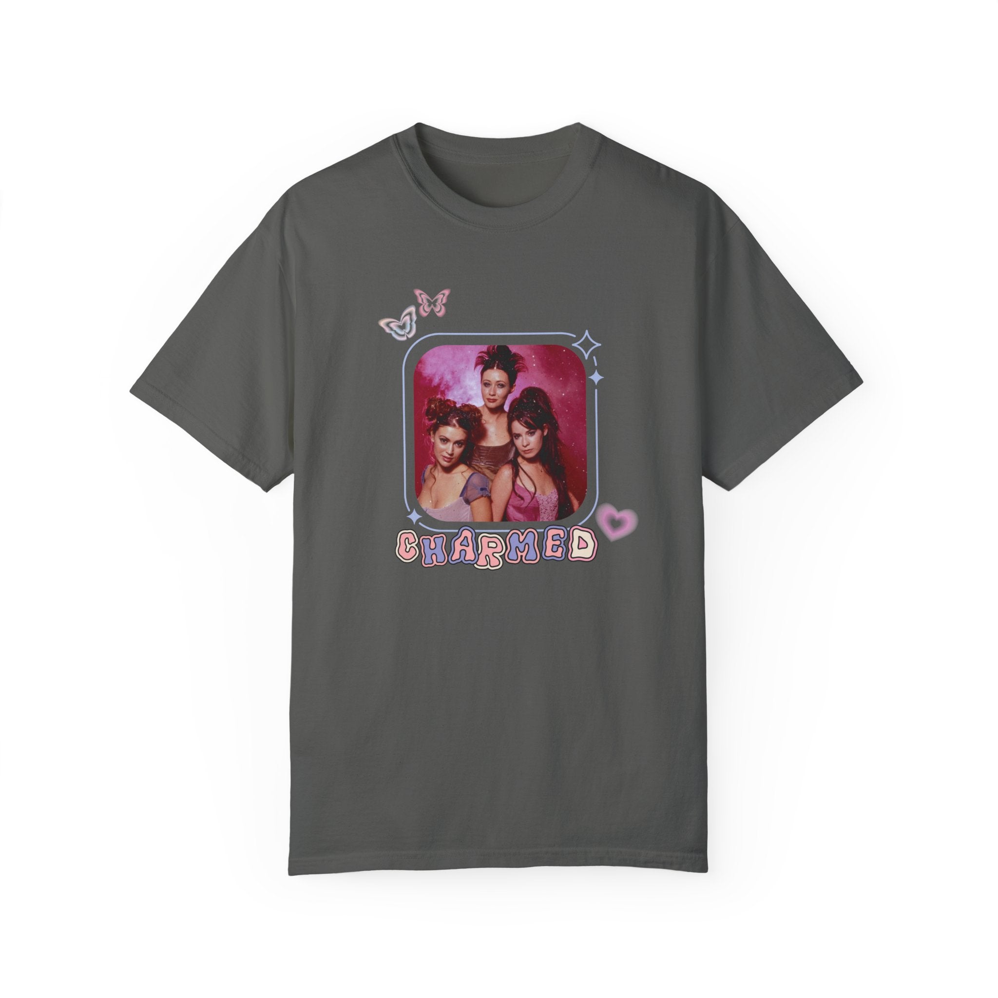 Vintage 90s Charmed TV Show Graphic T-Shirt - Soft Cotton Retro Tee for Fans, Casual Wear & 90s Theme Parties