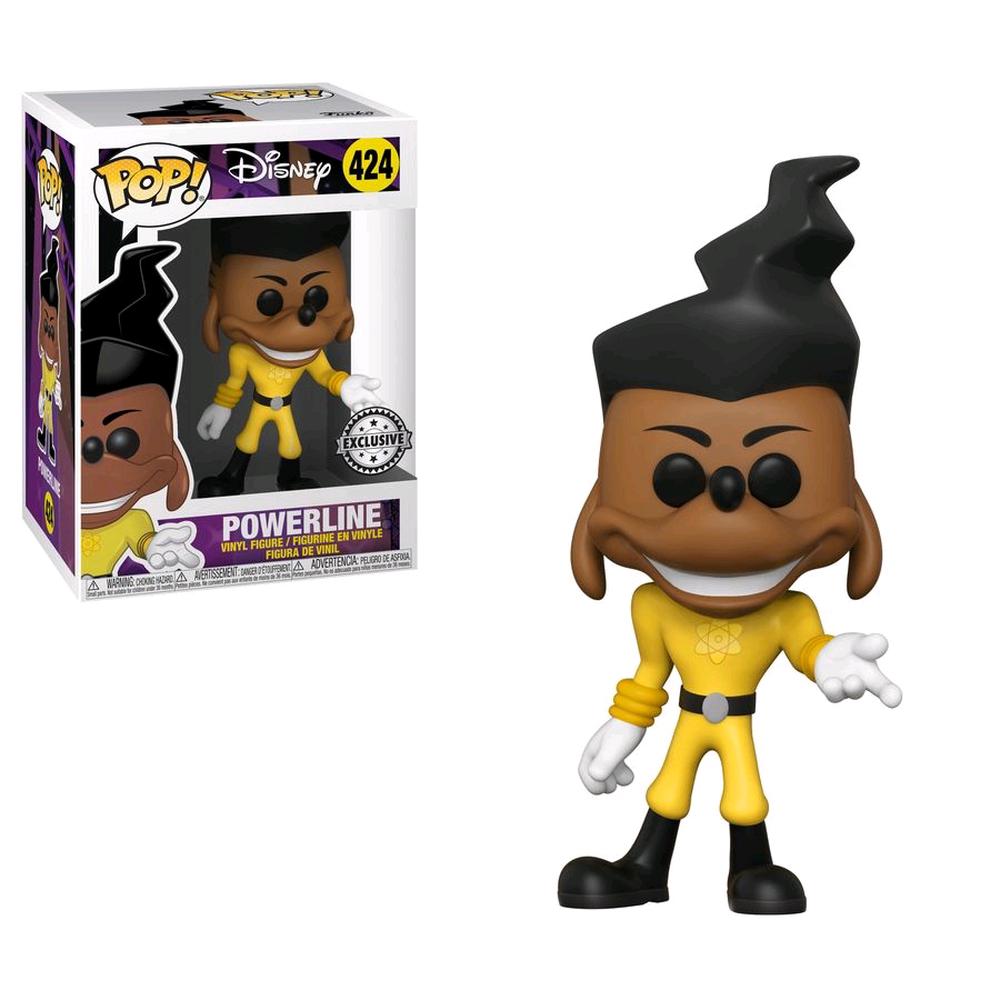 Disney A Goofy Movie Powerline Pop! Vinyl Figure #424 - Collectible Toy for Disney Fans & Movie Memorabilia Collectors | Perfect for Display, Gifts, and Disney Collections