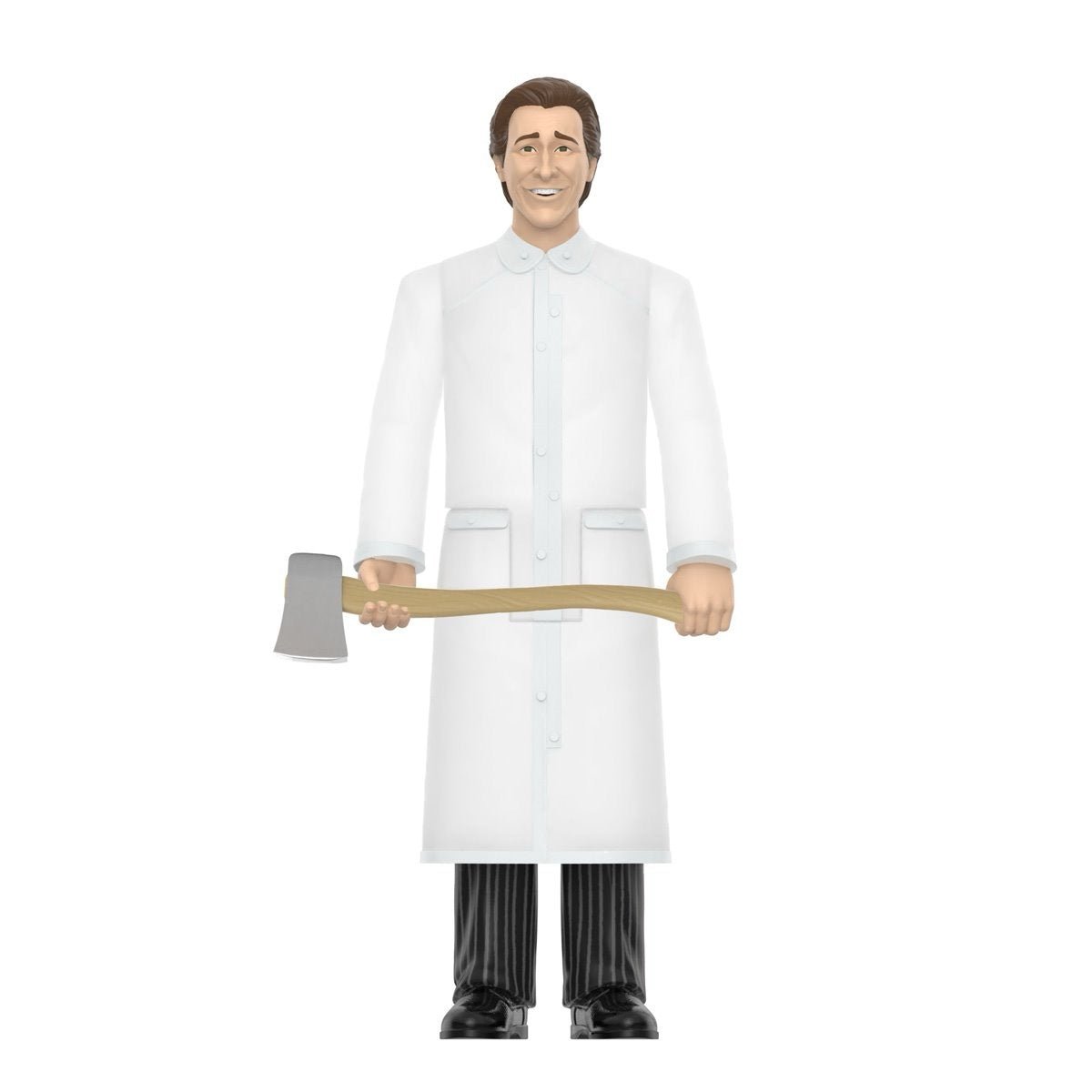 American Psycho Patrick Bateman Raincoat 3.75 Inch ReAction Figure - Collectible Movie Character Toy for Display & Pop Culture Fans