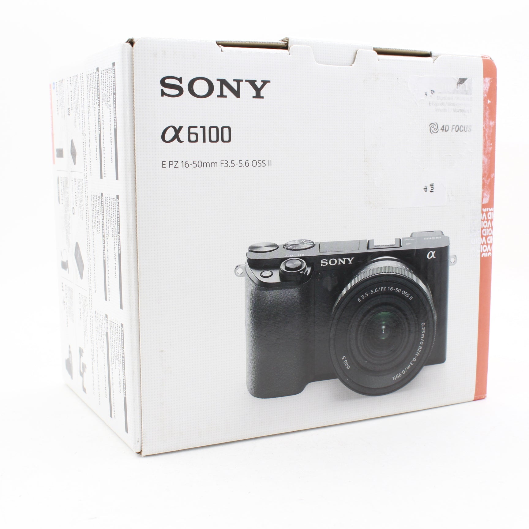 Open Box Sony Alpha a6100 Mirrorless Camera with PZ 16-50mm f/3.5-5.6 II Lens - Perfect for Vlogging, Travel Photography & YouTube Content Creation