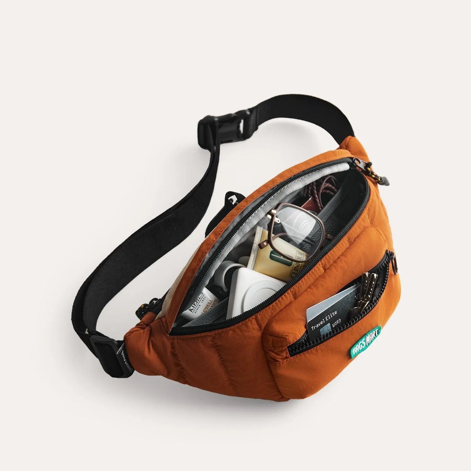 Paz 2.5L Waterproof Belt Bag for Men Women - Lightweight Fanny Pack for Running, Hiking, Travel & Outdoor Activities