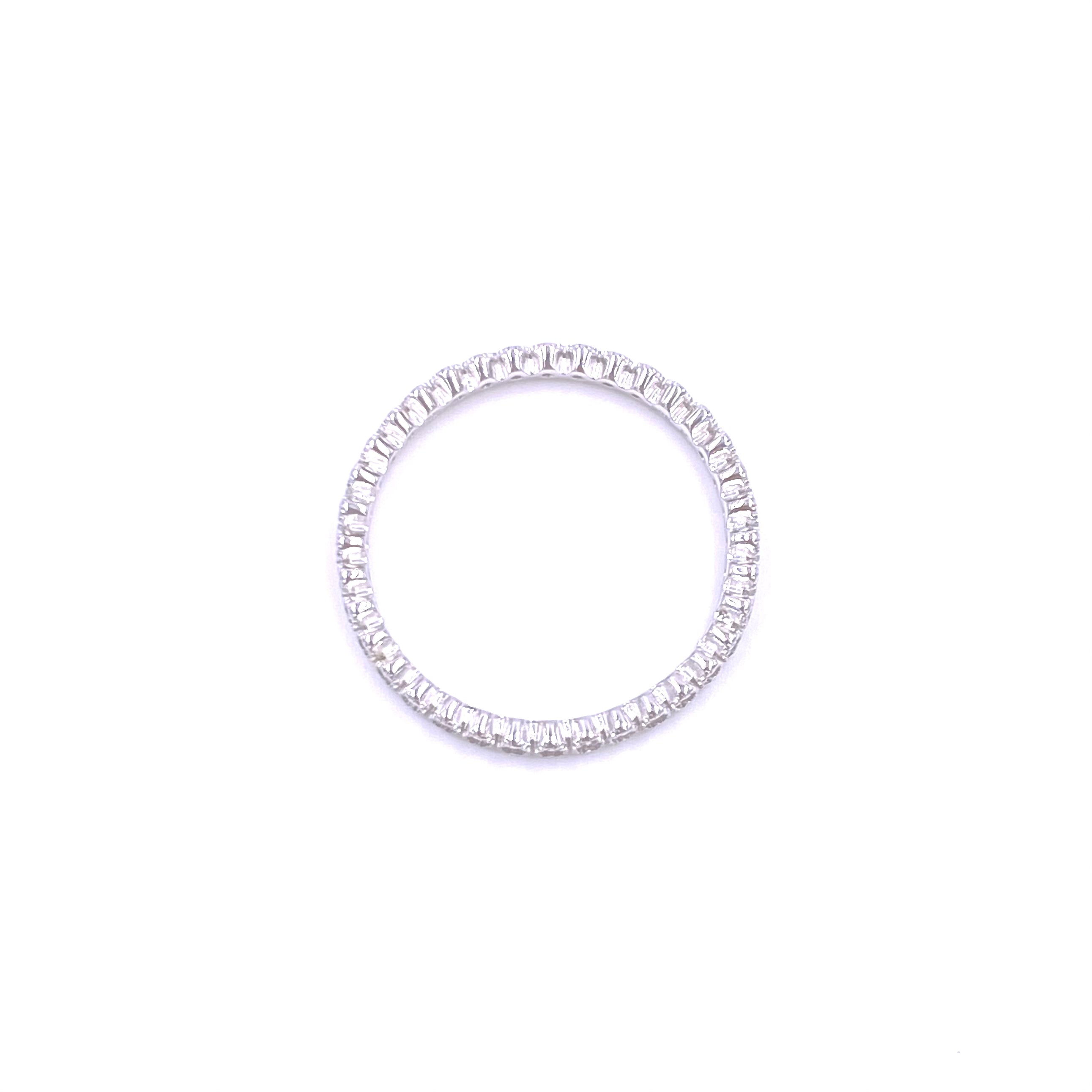 Ashley Gold Sterling Silver Small CZ Bezel Set Band Ring - Elegant Cubic Zirconia Jewelry for Women, Perfect for Everyday Wear, Gift Giving & Special Occasions